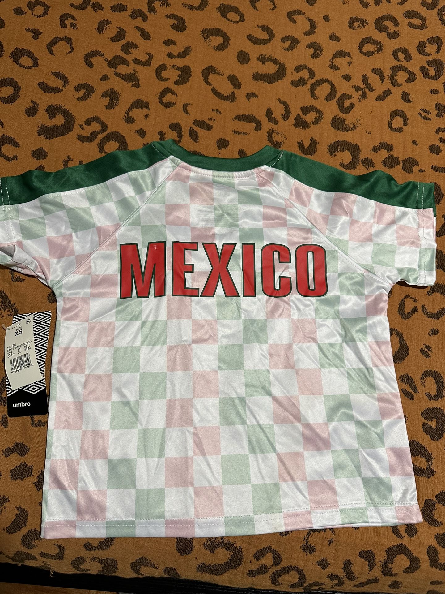 Unisex Kids Mexico Xs Jersey