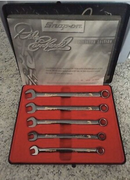 Dale Earnhardt Snap-On Tools Black Chrome Wrench Set With Case