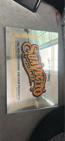 Suavecito pomade mirror decor