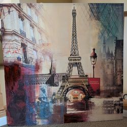 Paris Eiffel Tower Canvas Art