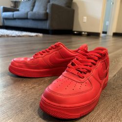 Air Force Ones All Red