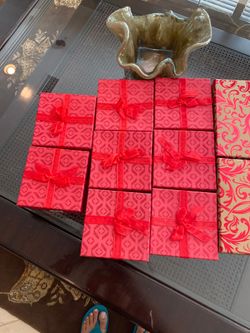 11 brand new gift boxes 6 inches both side