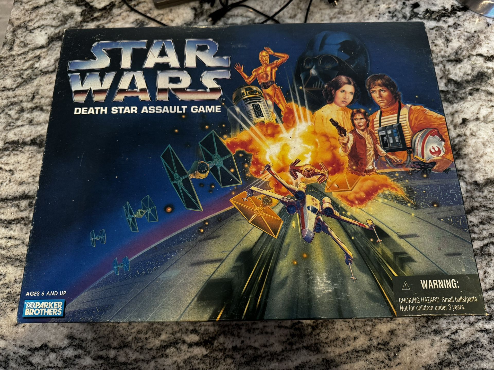 Complete Vintage Star Wars Death Star Assault Game