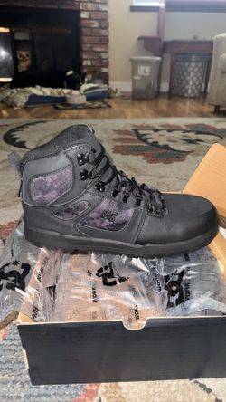 Size 12 DC composite toe work boots