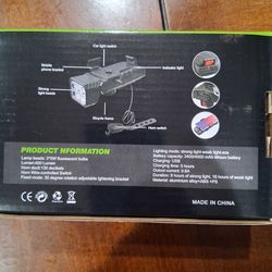 PROFESSIONAL BICYCLE LIGHTS  WITH  PHONE  HOLDER