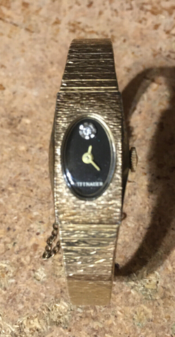 WOMEN'S WITTNAUER 10K GRP 1/40 WRIST WATCH ENGRAVED ILLINOIS BELL