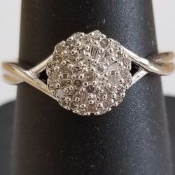 Sterling Silver Ring With Mixed Czs