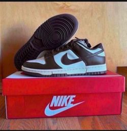 Nike Dunk Low Retro Cacao Wow Mocha Brown White DD1503-124 Women’s Size 8.5 Brand New