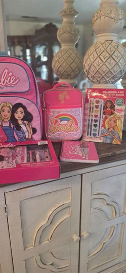 Barbie back to School backpack set
