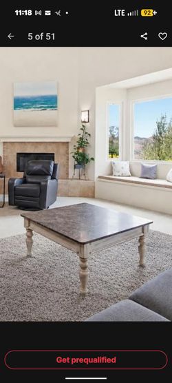 square cocktail table