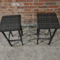 I HAVE 2 NICE BAMBO STOOLS