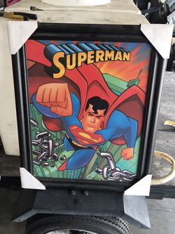 Superman Poster with frame