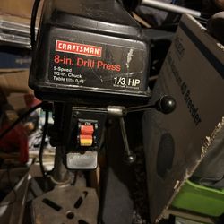 Craftsman 8 Inch Drill Press 1/3 HP