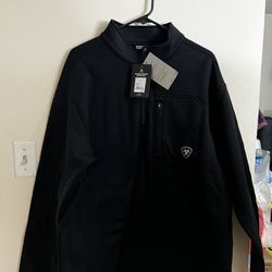 Ariat Tek Team 1/4 Zip Sweatshirt grape leaf/ Black  XL