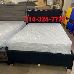 Full size beds with mattress