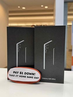 Samsung Galaxy S25 Ultra 5G - Pay $5 DOWN AVAILABLE - NO CREDIT NEEDED