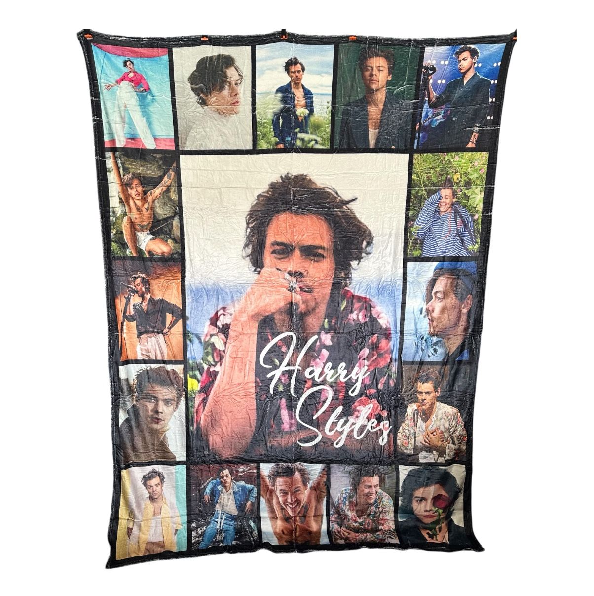 Harry Styles Photo Collage Blanket 60x80 Throw Super Soft Fleece Fan Gift