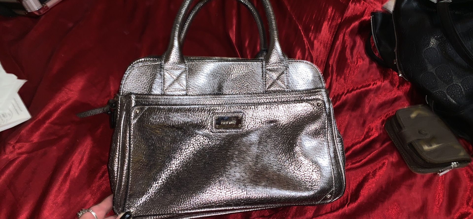 Nine West silver purse