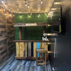 Cantina Bar With Stools 