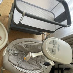 Baby Bassinet And Baby Swing