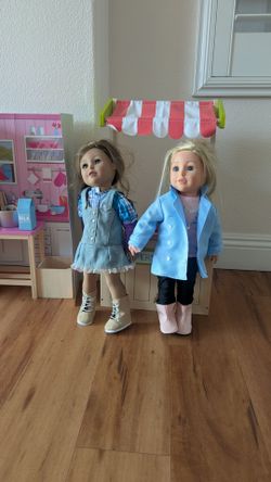 Adora dolls 18 inch Ava and Scarlet Harper Dolls full sets