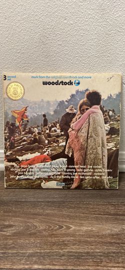 woodstock vinyl record 3 LP