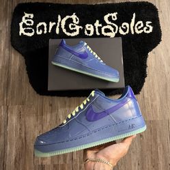 Nike Air Force 1 Patent Blue size 10.5