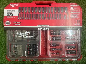 Milwaukee Shockwave 3/8 Socket Set