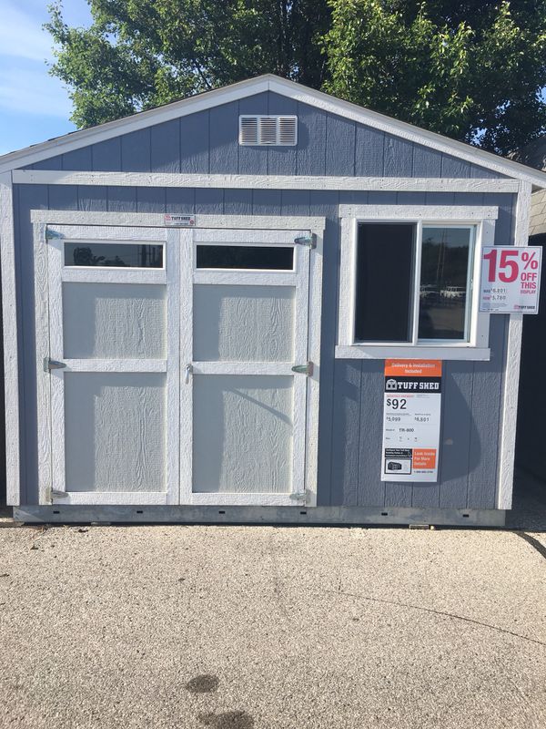 display tuff shed 12x16 for sale in greenwood, in - offerup