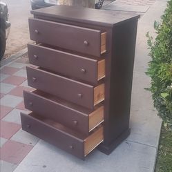 Wooden Dresser  54" tall and 37 inches wide