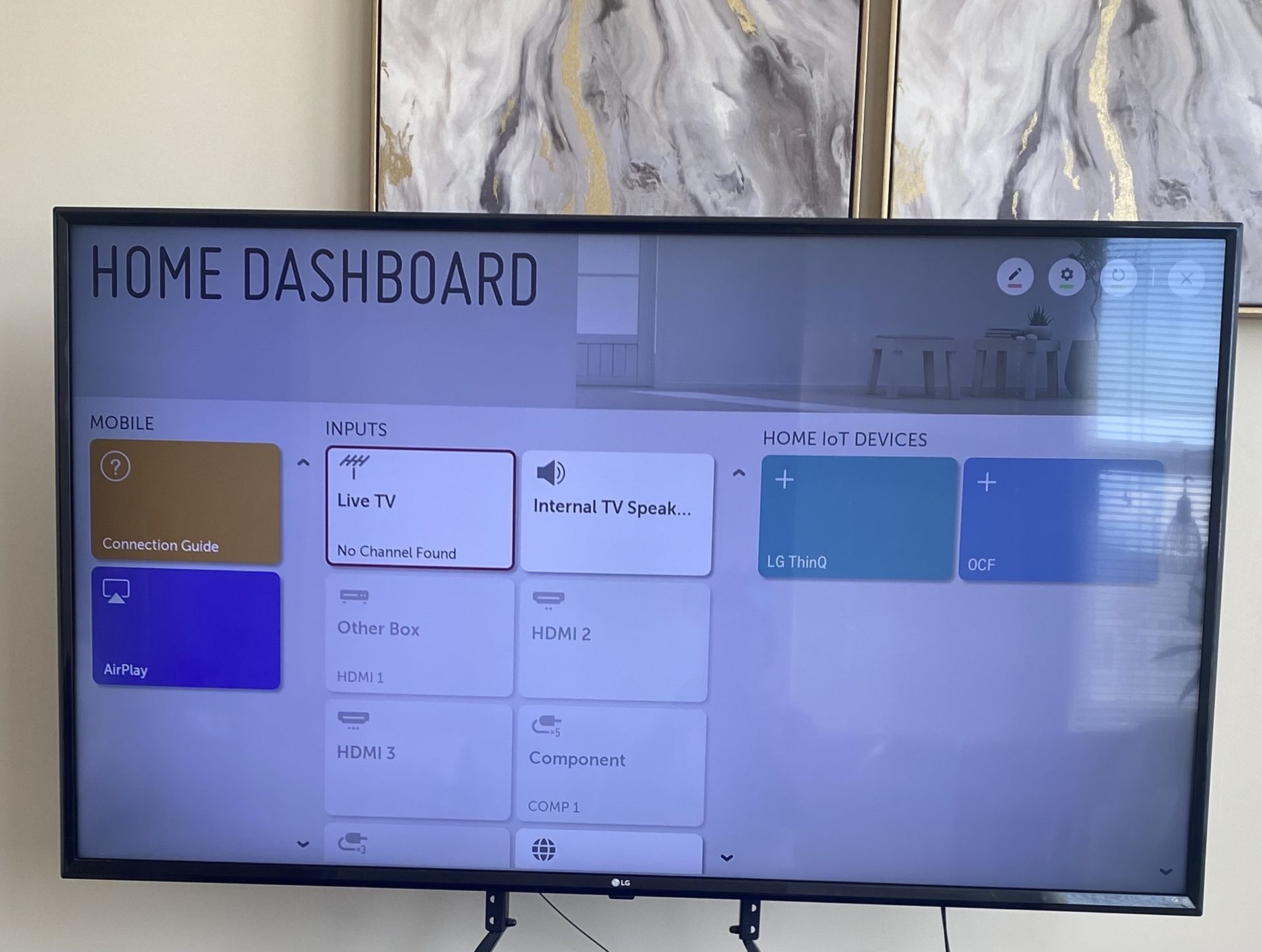 55 Inch LG TV