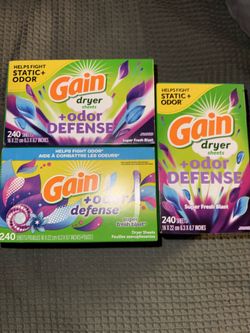 Gain Dryer Sheets