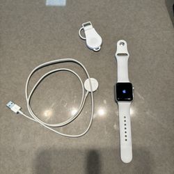 Apple Watch Series 3. 38mm. No Cellular. With 2 Chargers. 