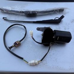 12V Electric Motor Windshield Wiper Kit Replacement for SXS Polaris