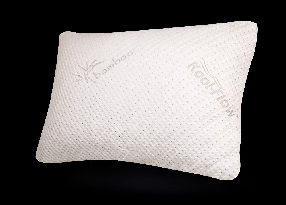 Snuggle-Pedic Ultra-Luxury Bamboo Shredded Memory Foam Pillow Combination With Removable Kool-Flow Breathable Cooling Hypoallergenic (Standard)
