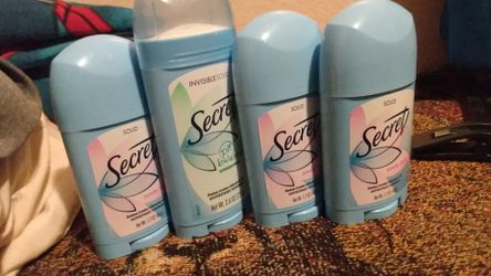 Secret deodorant