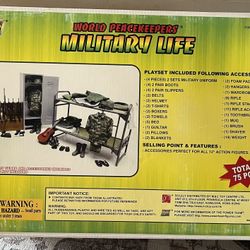 World Peacekeepers Military Life Play set 