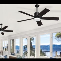 New Modern Ceiling Fan w Light & Remote