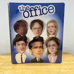 The Office Binder Lenticular Dwight Schrute Pam Michael Scott Jim Halpert 3-Ring