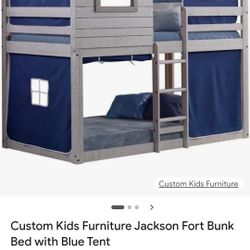 Jackson Fort Bunk Bed. Almost Brand New Condition