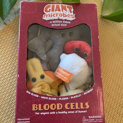 New Giant Microbes, Blood Cells Learning Plush