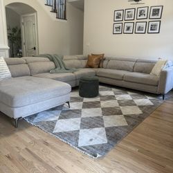 4pc Sectional Dove Gray Great Condition