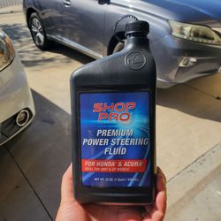 FREE USED Shop Pro Premium Power Steering Fluid 32 oz