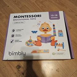 New Montessori Wood Educational Toys 13-18 Months 