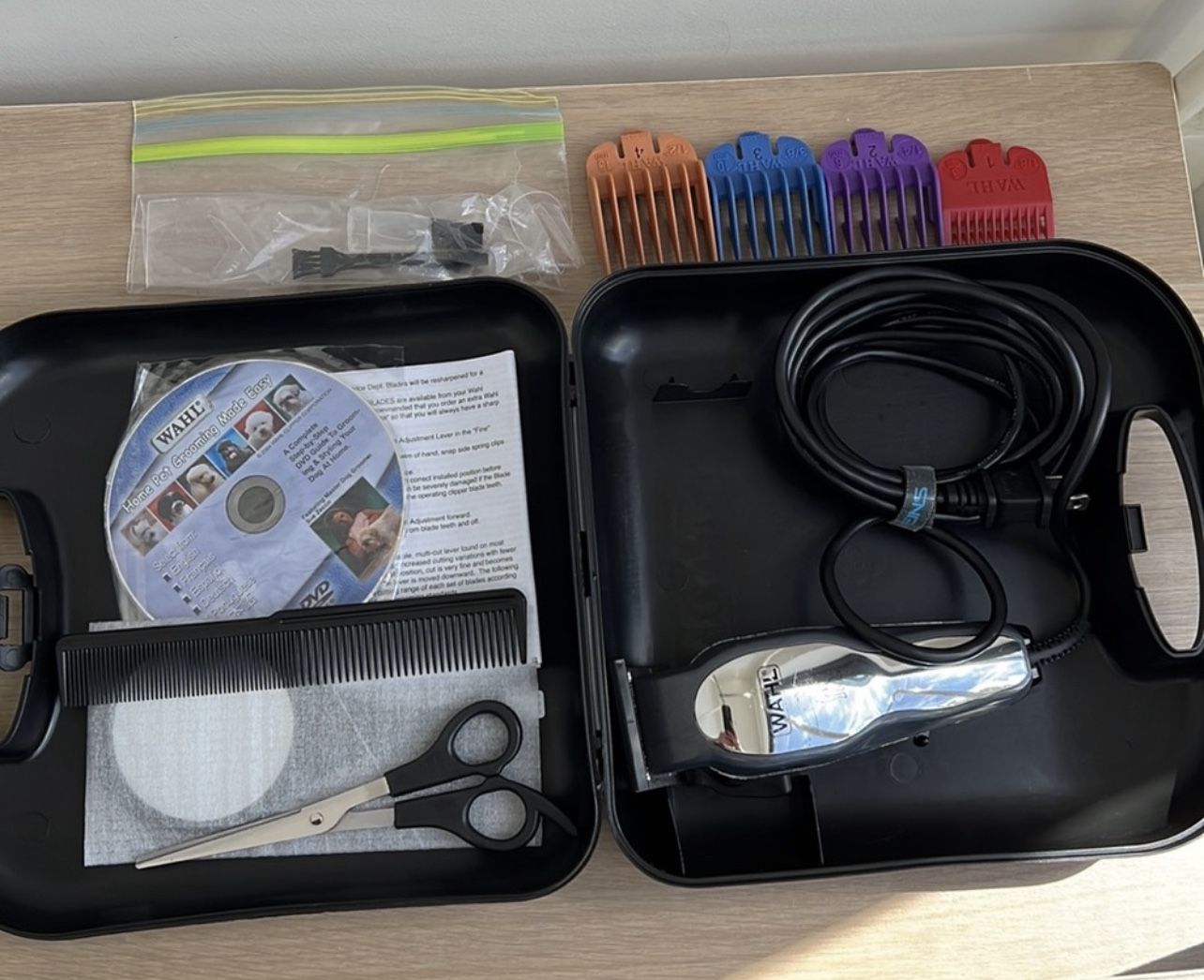 Wahl Pet-Pro, Complete Dog Hair Cutting X Clipper Kit Model 9281-210, Silver/Black
