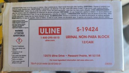 Urinal Non Para Block 12 In a case 4 Cases