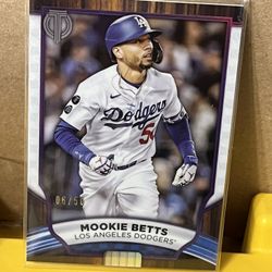 2022 Topps Tribute Purple Mookie Betts Los Angeles Dodgers /50