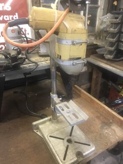 Drill & small drill press $25