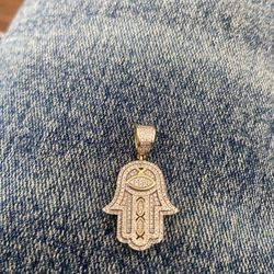 10 K Pendant Si Diamonds