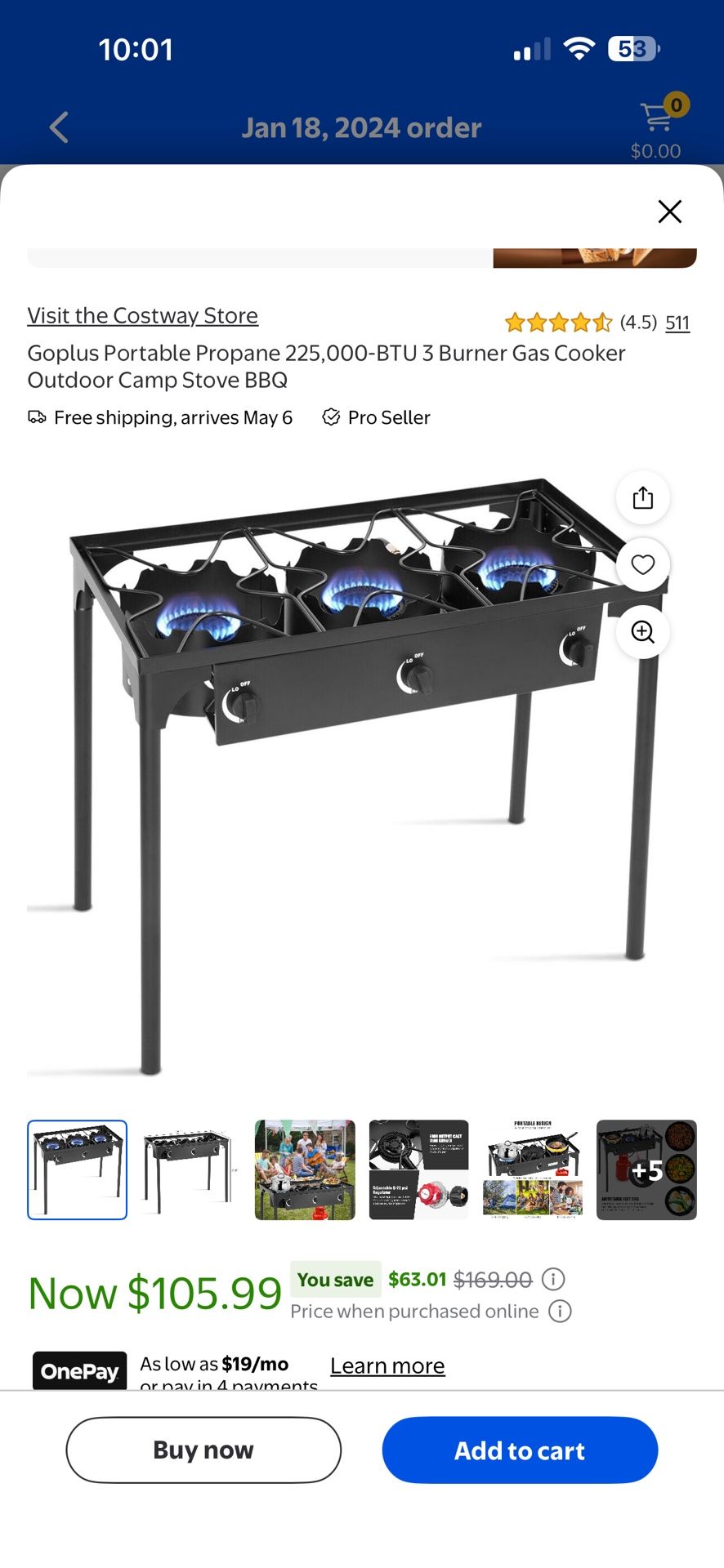 3 Portable Burner